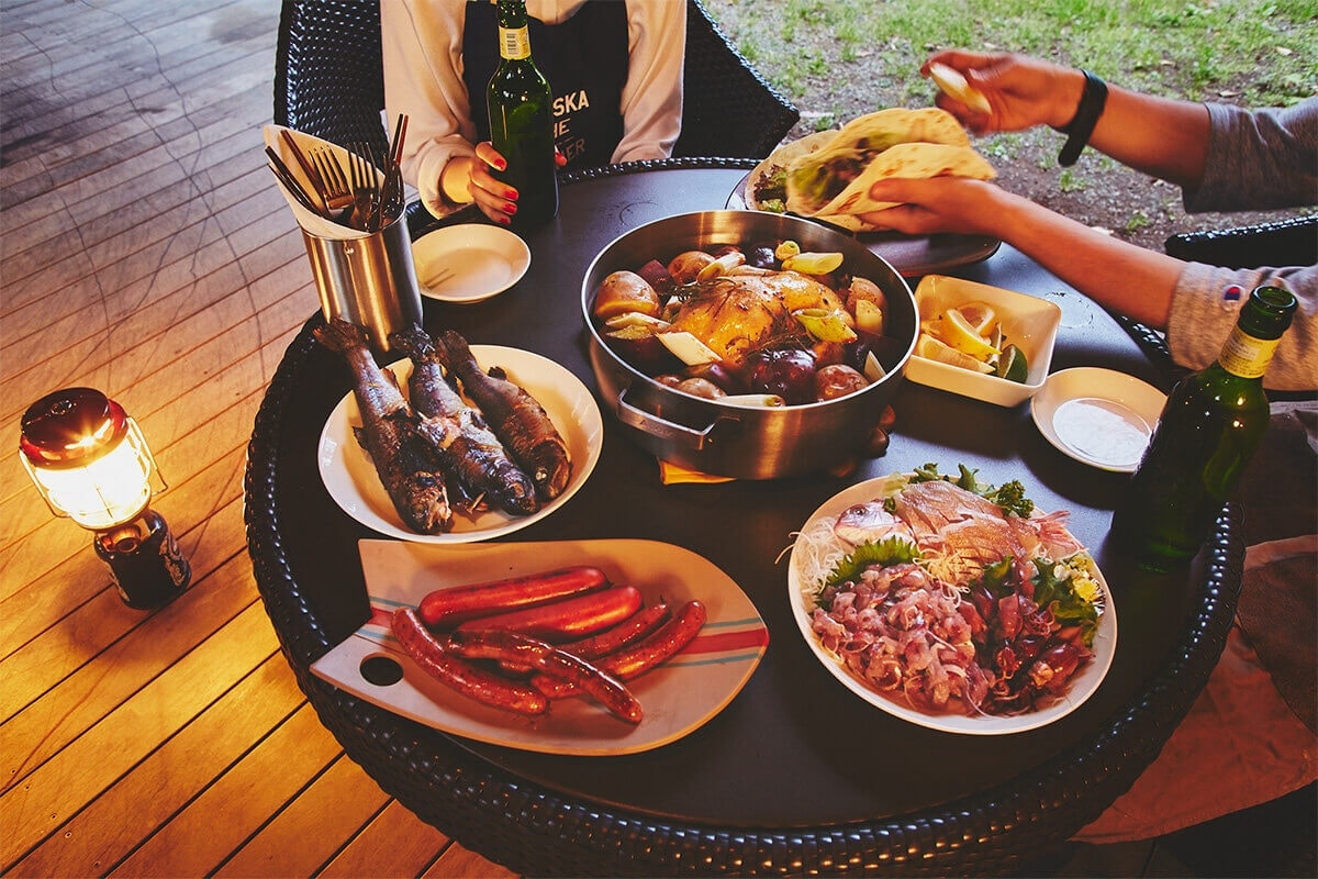 みんなでHUNT的アウトドア料理をつくる。