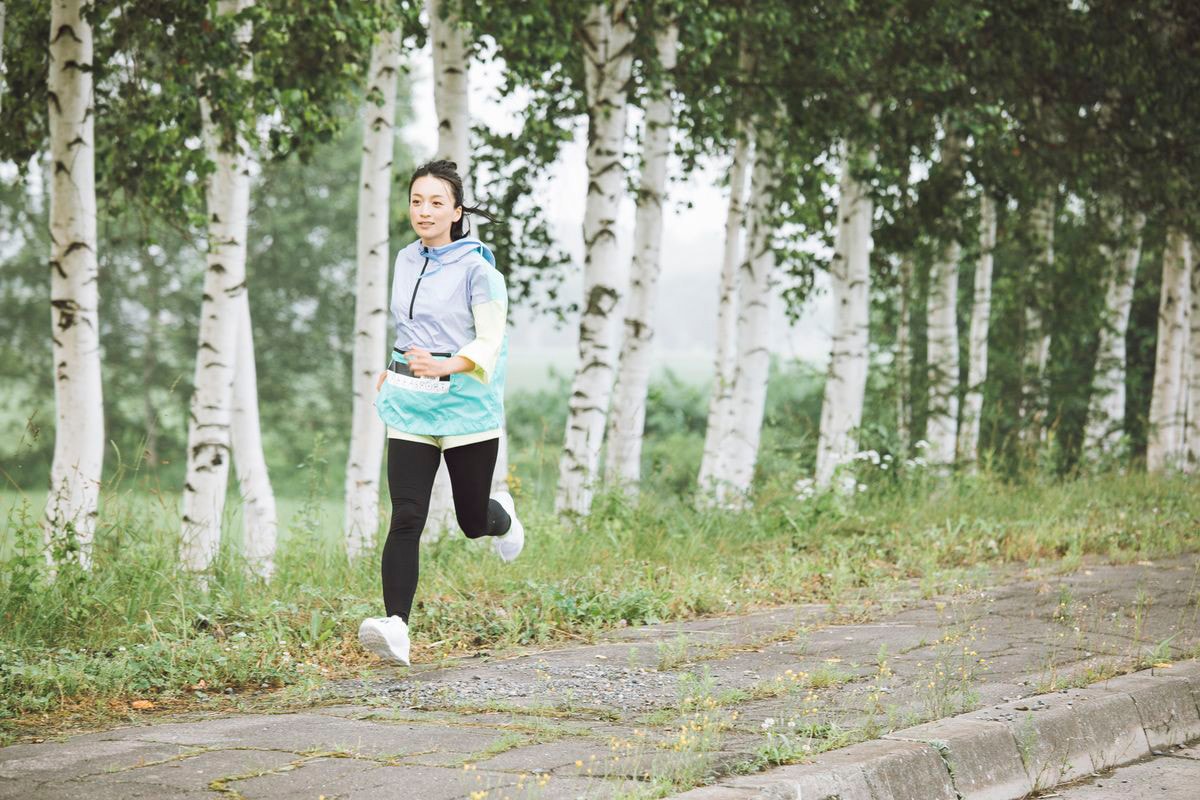 雄大な北海道の景色を眺めながらのランニングは、すがすがしい気持ちになりました。